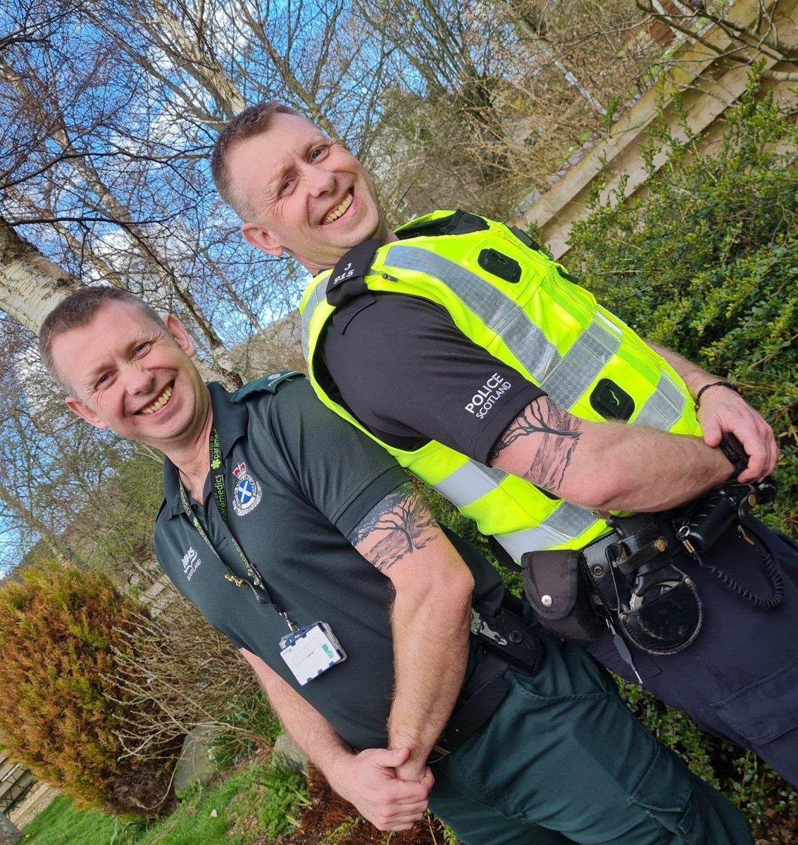 Today is #999Day

SAS Paramedic Lee Myers and his twin Liam, DC for Police Scotland always knew they would join the emergency services so they could help others.

Thank you to Lee, Liam and all our emergency services personnel who make it their duty to serve the public