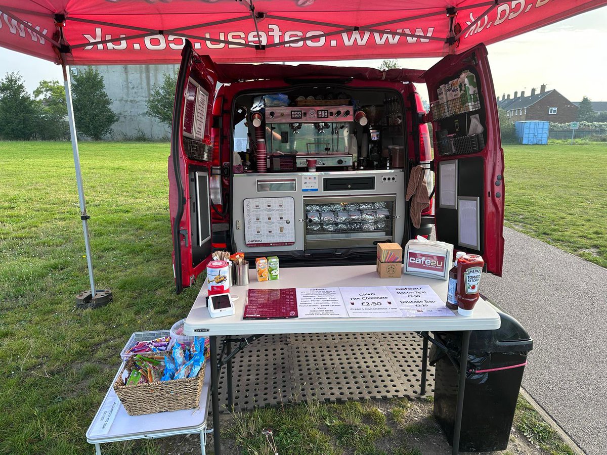 All set up and ready to serve for the start of the new season <a href="/theFDCopen/">The FDC Open</a> ⚽️☕️🥓