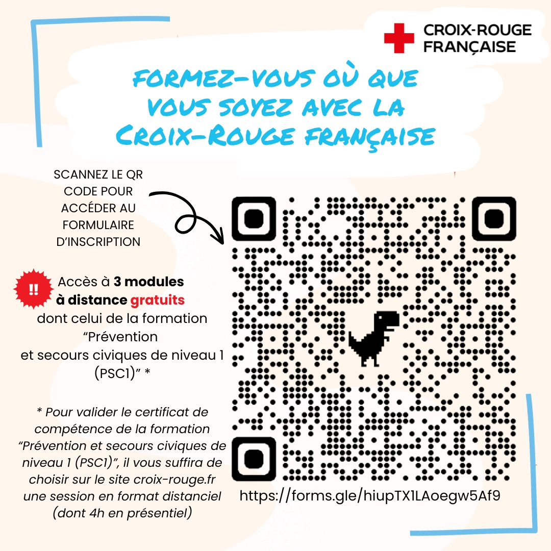 C’est la journée Mondiale des Premiers Secours:
Formez-vous où que vous soyez aux gestes qui sauvent !
Flashez le QR Code pour avoir accès gratuitement à 3 modules de formation en ligne !
Sinon suivez le lien 👇 fcld.ly/2kfjqu7
