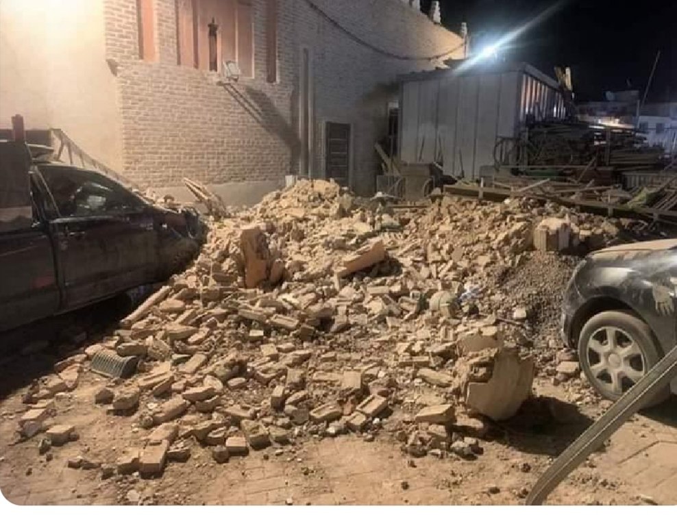 Sincères condoléances du Conseil municipal et de la Communauté de l'Ogou 3 au peuple du Maroc pour les victimes de ce tremblement de terre.