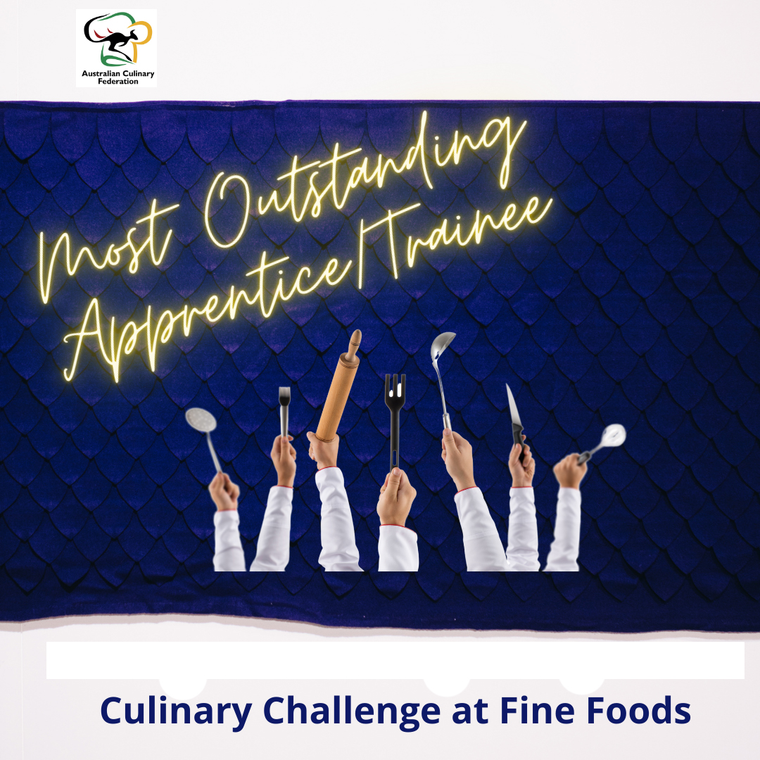 ACFaussiechefs's tweet image. B2. ACF Most Outstanding Apprentice/Trainee Chef 2023

The apprentice / trainee with the highest aggregate score will receive over $500 in cash and/or prizes and will be crowned 2023 ACF Most Outstanding Apprentice / Trainee.

More info at tinyurl.com/5n78wa6c