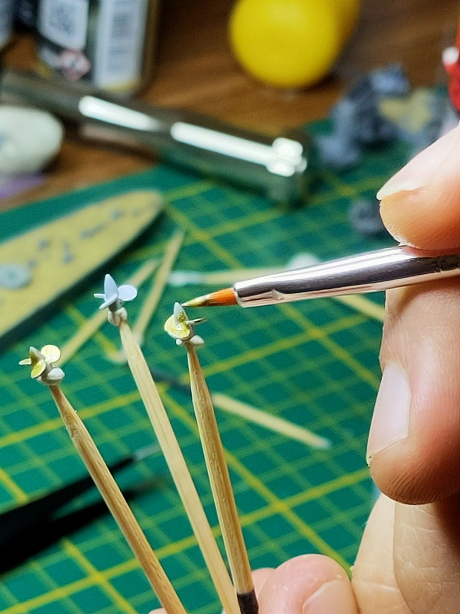 ModelowyGracz's tweet image. Ta złotą farbą jest ładniutka ✨
#modelarstwo #trumpetermodels #TAMIYA