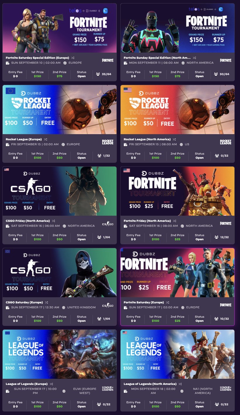 websites for fortnite tournaments