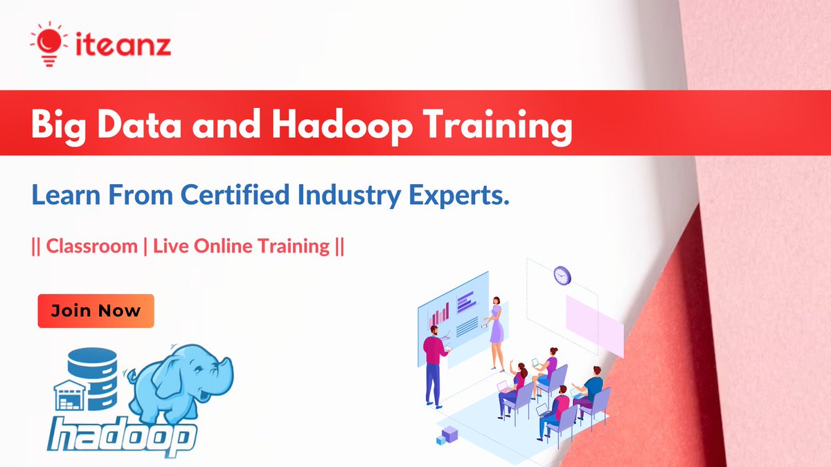 iteanzglobal's tweet image. 👉Are you Looking for the best Big data and Hadoop Training?
⭐️Let's get started and learn from the experts!
💻Live Online Training
Call Us Now +918046810331
buff.ly/2zWMBEl
#iteanz #bigdataandhadoop #python #ml #datascience #vr #ar #virtualreality #developers