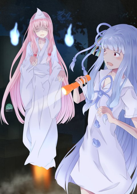 肝試しする琴葉姉妹 