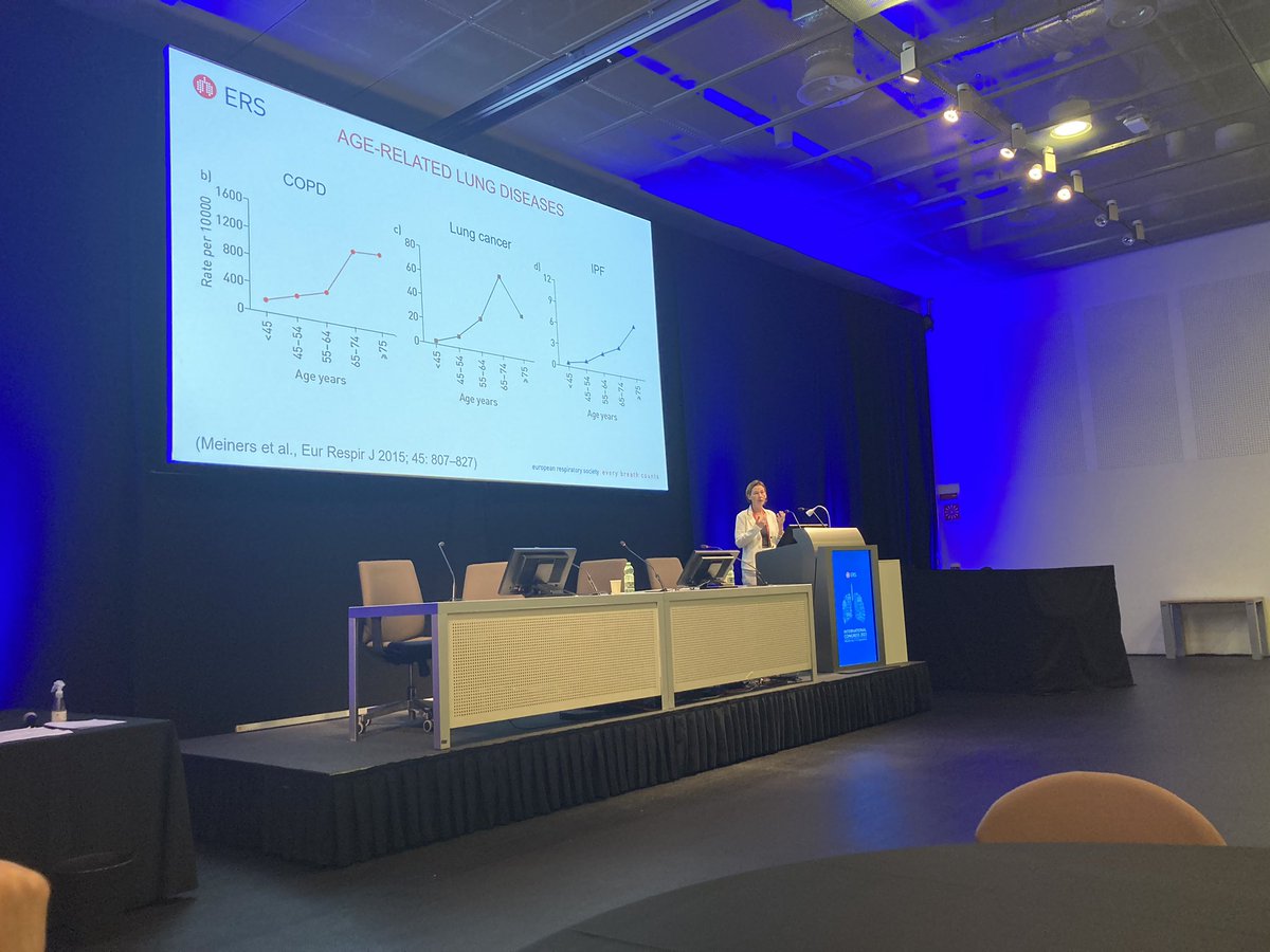 #ERS2023 starting with pg courses.@SilkeMeiners @MeinersLab kicking off PG course on #lungaging 🫁. Happy to see the interest in this topic! Also check out the #lsc2024 program which will feature this topic as well ersnet.org/events/lung-sc…