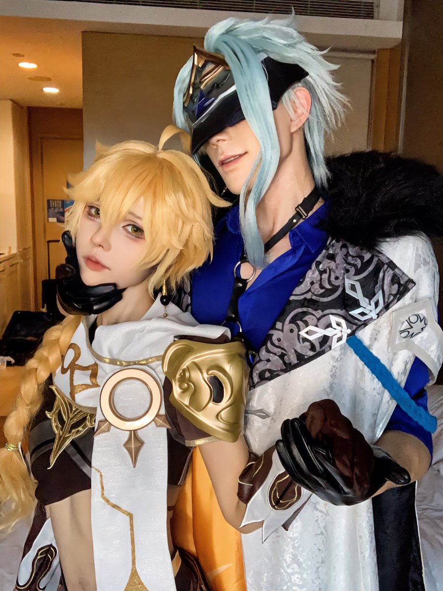 QiYao_QiYin's tweet photo. 今天和博士一起玩

#dottore -柒妖
#aether -柒音
#GenshinImpactcosplay #原神 #genshin #cosplay #博士空 #genshincosplay #all空  #doctorcosplay #dottorecosplay #aethergenshinimpact #aethercosplay https://t.co/vCAJbxoID2
