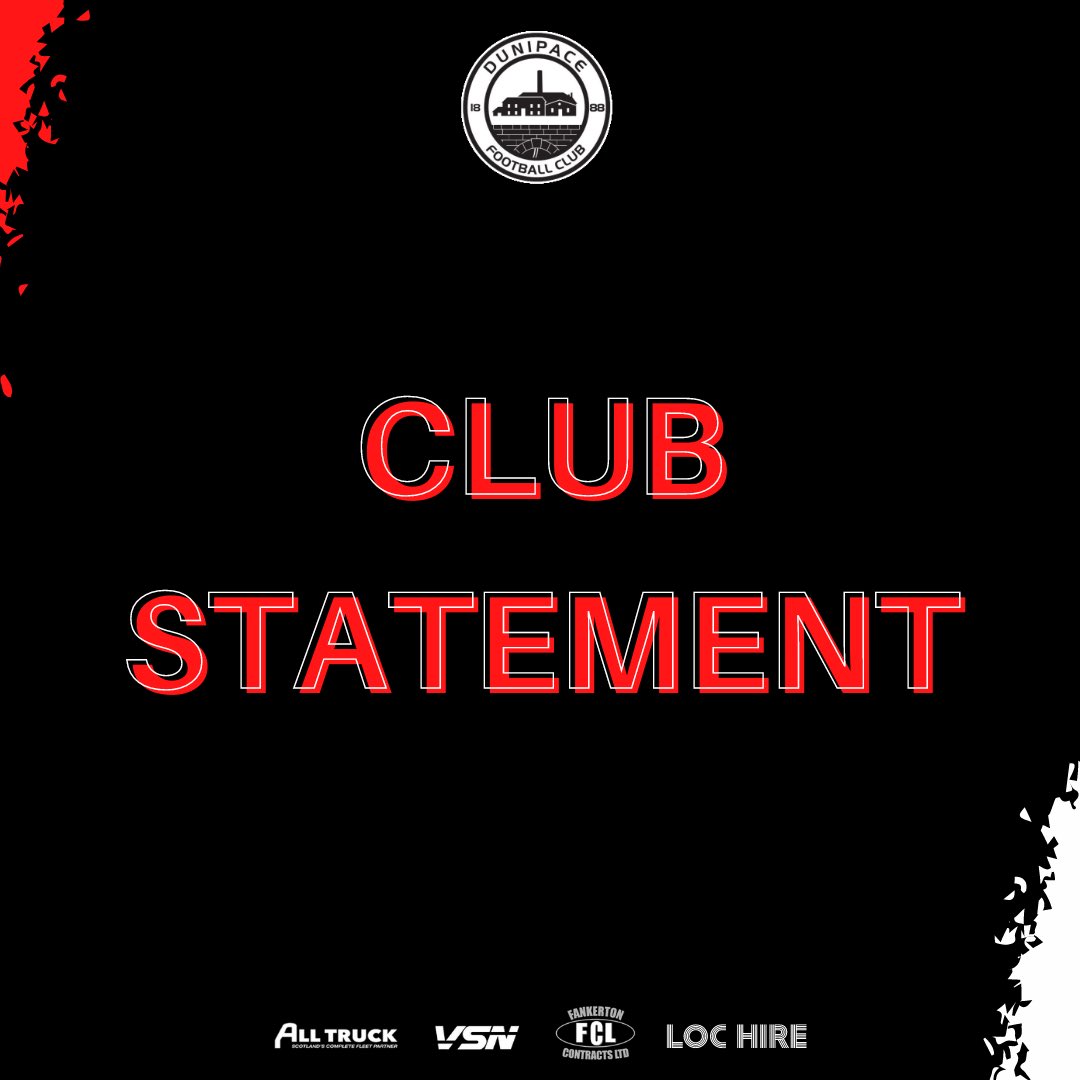 Unfortunately, last night we were expelled from the 2023/24 Scottish FA South Region Challenge Cup. 

This has happened after we fielded an ineligible player, having overlooked a suspension carried over from last season’s competition

1/2