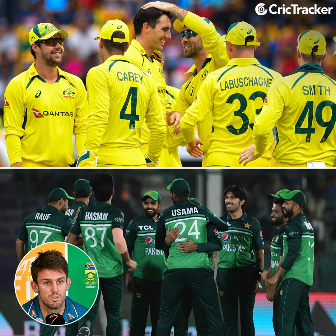 Abbasik44's tweet photo. Mitchell Marsh 🗣️:

"I honestly think that it would be AUSvPAK in the final of World Cup 2023"
#WorldCup2023  #CWC23 #SLvsBAN #AsiaCup2023 #AsiaCup23 #AsiaCup #BabarAzam https://t.co/2plCoornSK