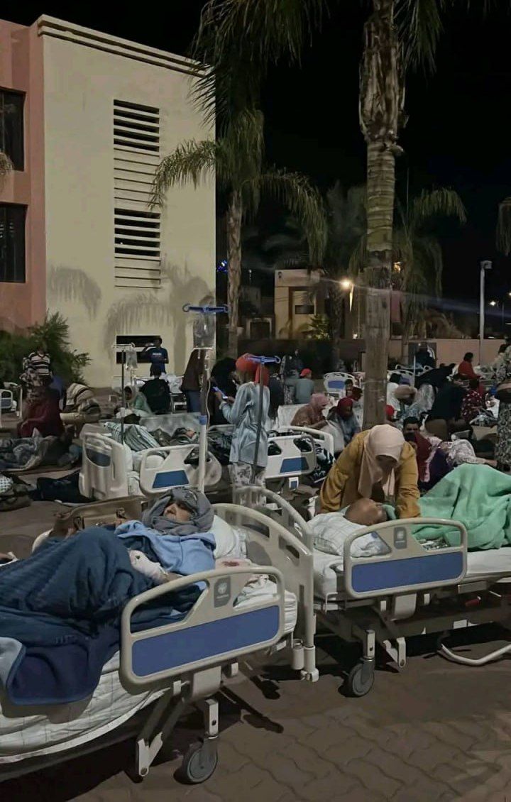 زلزال مدمر ليله امس على المملكه المغربيه اودا بحياه الكثير من الشعب المغربي اتمنى من الله أن يتغمد الشهداء برحمته الواسعه  والعزاء لكل مغربي عربي شقيق 🥀

#المغرب 
#زلزال_المغرب 
#زلزال
