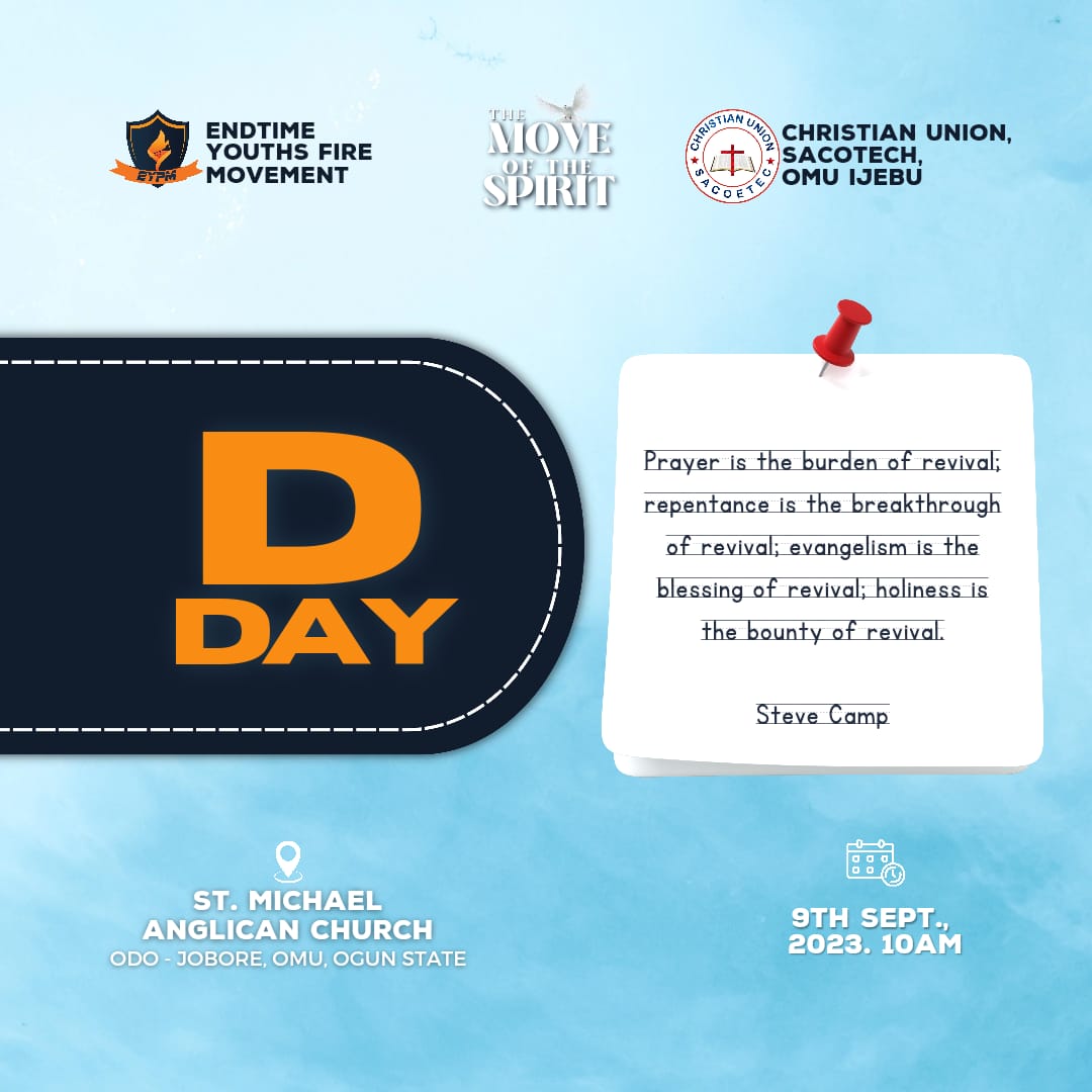 Dlmofficial_'s tweet photo. ๐๏ธ๐๏ธGod's choiced servant,Rev Ayanlowo will be live this morning at Sikiru Adetona College of Education, Omu-Ijebu, OgunState by 10:00A.M(W.A.T)Tell ur friends and loved ones to join. It will be streamed on Mixlr(DLM Radio).
#EYFM
#BAMI
#DLM
#HGA
#ENDTIMEYOUTHFIREMOVEMENT https://t.co/VojmxVPoHu