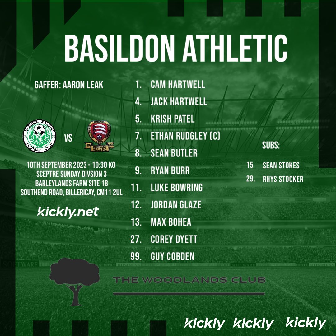 Basildon Athletic FC tweet media
