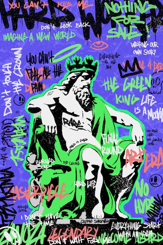 Yesterday I sold, today I buy 

Artists, drop me yours editions or 1/1s, will look at all and snag some tonight 🦾💚

ART FOREVER