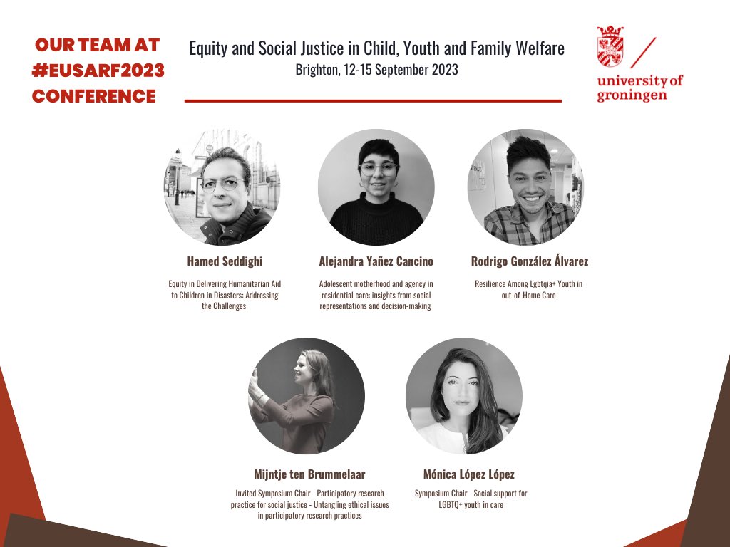 So proud of our team members presenting at the #EuSARF2023 conference Equity and Social Justice in Child, Youth and Family Welfare. See you in Brighton!! @EuSARF2023 <a href="/EuSARFAcademy/">EuSARF Academy</a>
