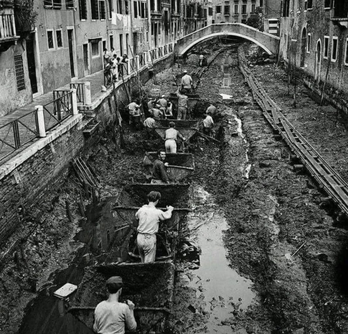 In 1956, Venice drained and cleaned its famous canals to combat flooding and deterioration. Workers removed centuries of sediment, uncovering hidden treasures. This effort symbolized Venetian resilience and remains a testament to their commitment to protecting their city.