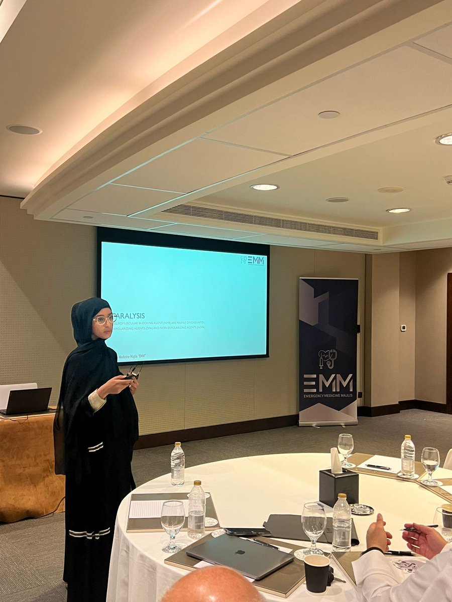NovusEvent's tweet photo. 🚑 Dive into the world of emergency medicine! Dr. Halima AlZaabi's lecture on "Airway Medication in Emergency" at our July conference for EMERGENCY MEDICINE MAJLIS "EMM" was an illuminating exploration of critical care. Stay tuned for more insights and expertise! 🏥🩺#novusevents https://t.co/8iM1uvioUV