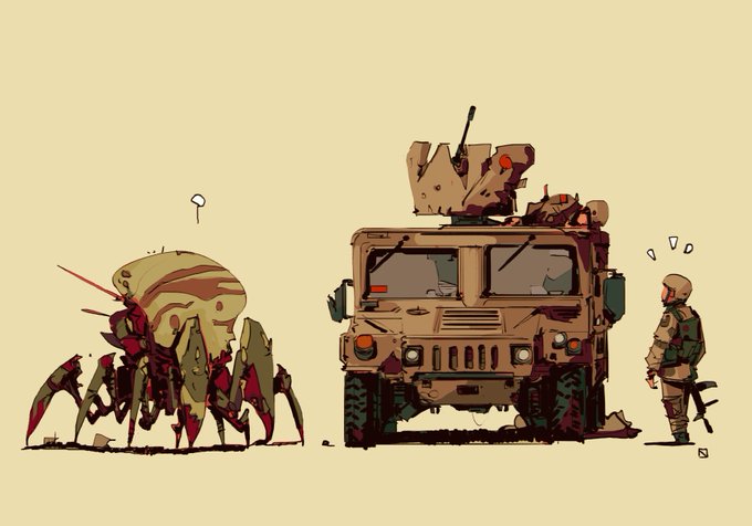 「ground vehicle soldier」 illustration images(Latest)
