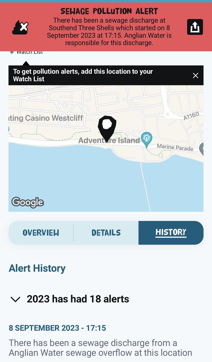 ? <a href="/AnglianWater/">Anglian Water</a> why when there’s been no rain, you needed to pump out sewage into the sea yesterday? #saferseas #surfersagainstsewage