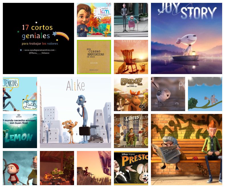 Por último, os dejo todos los cortos recogidos en un artículo que he publicado en mi web <a href="/AyudaMaestros/">Ayuda para maestros</a> 👉 ayudaparamaestros.com/2019/11/17-cor… ¡Gracias! 🤗