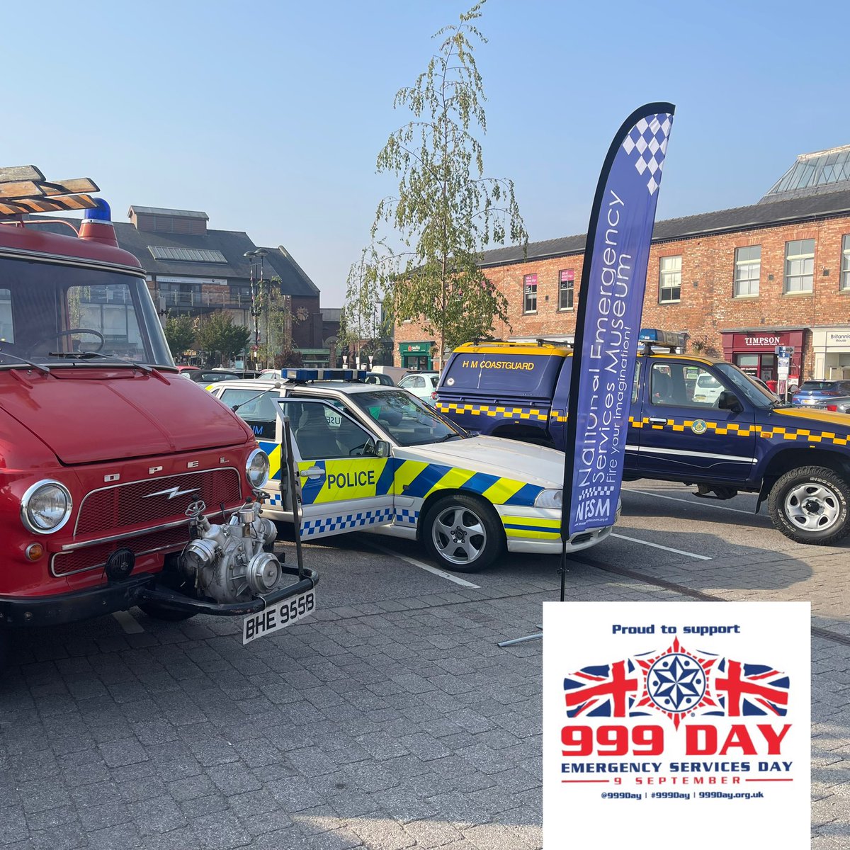 NESMUSEUM's tweet photo. Today (9 Sept) marks a special day in the calendar for us as the UKโs National Emergency Services Museum. #999day a UK wide celebration of our 999 Services. Join #TeamNESM as we attend a @999Day event at @MarshallsYard #Gainsborough with some of our historic vehicles https://t.co/ApdPsyoBSu