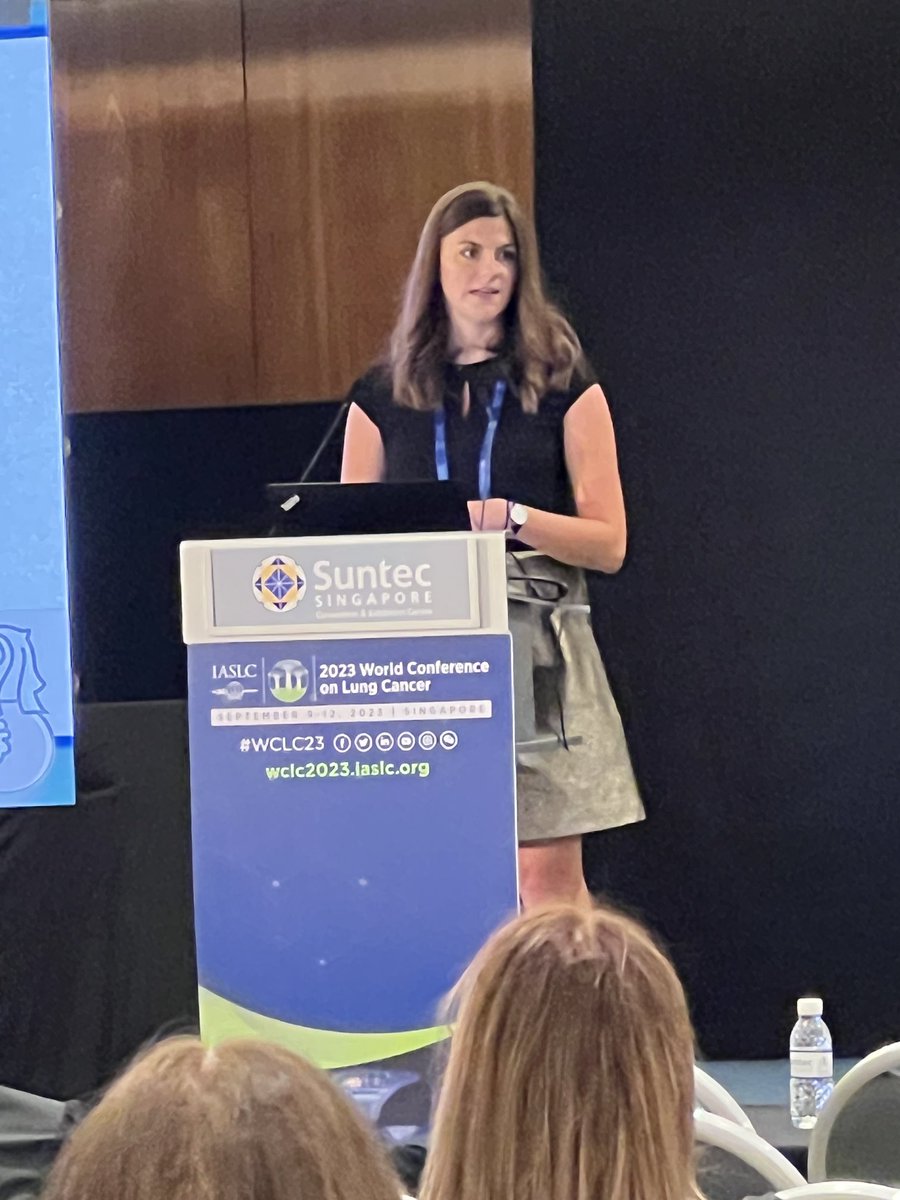 Sarah Haeseevoets, Denmark, is our next presenter in the final Research session, presenting on Breaking Down Barriers in Pulmonary Rehab. #wclc2023