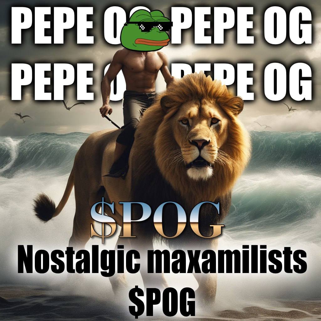 MAR1Miyati's tweet image. An OG Frog deserves more - 
@PogCoinERC
 
Look at what $PEPE can do and what the team has done with the people who believe

A new game begins, where genuine OGs converge and create change

$POG will create something special 

CA: 0x0a693a301215aad39D83A32A5b5279f2D238851b