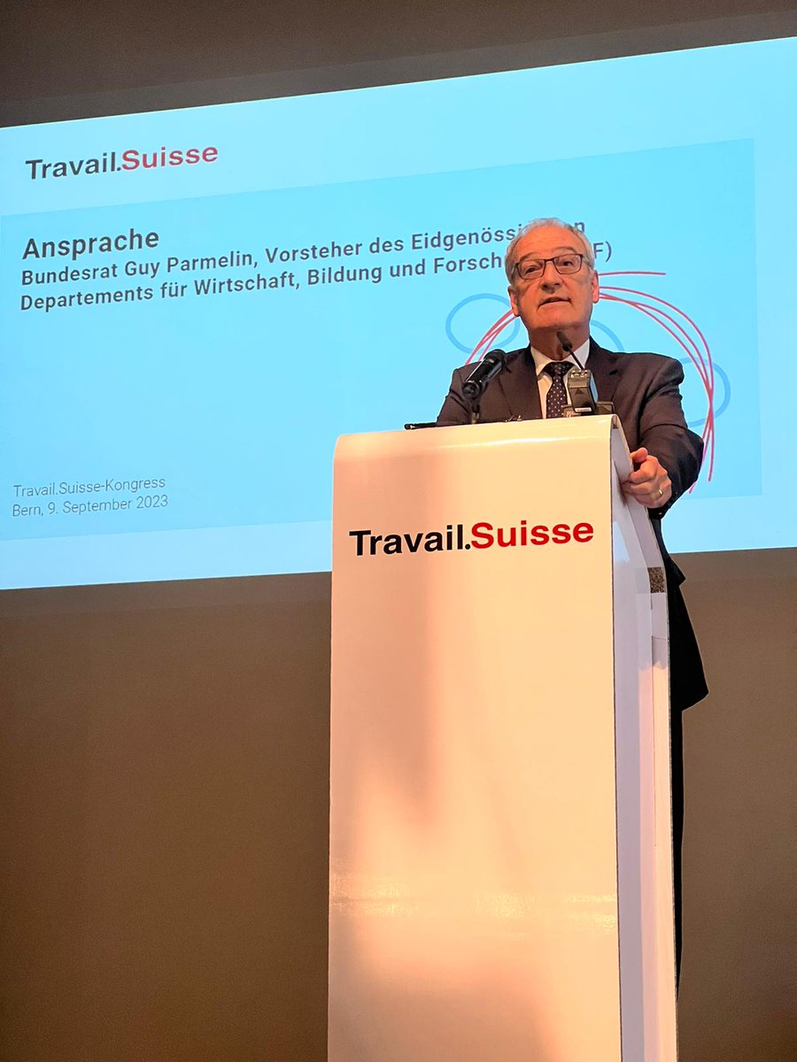 Travail.Suisse (@travailsuissech) on Twitter photo Bundesrat <a href="/ParmelinG/">Guy Parmelin</a> dankt Travail.Suisse fĂĽr die konstruktive Zusammenarbeit im Rahmen der Sozialpartnerschaft.
#travailsuissekongress Bundesrat <a href="/ParmelinG/">Guy Parmelin</a> dankt Travail.Suisse fĂĽr die konstruktive Zusammenarbeit im Rahmen der Sozialpartnerschaft.
#travailsuissekongress