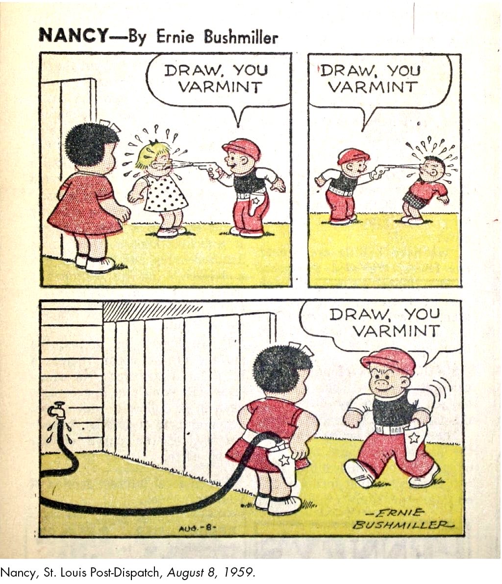 Nancy Comics by Ernie Bushmiller tweet media