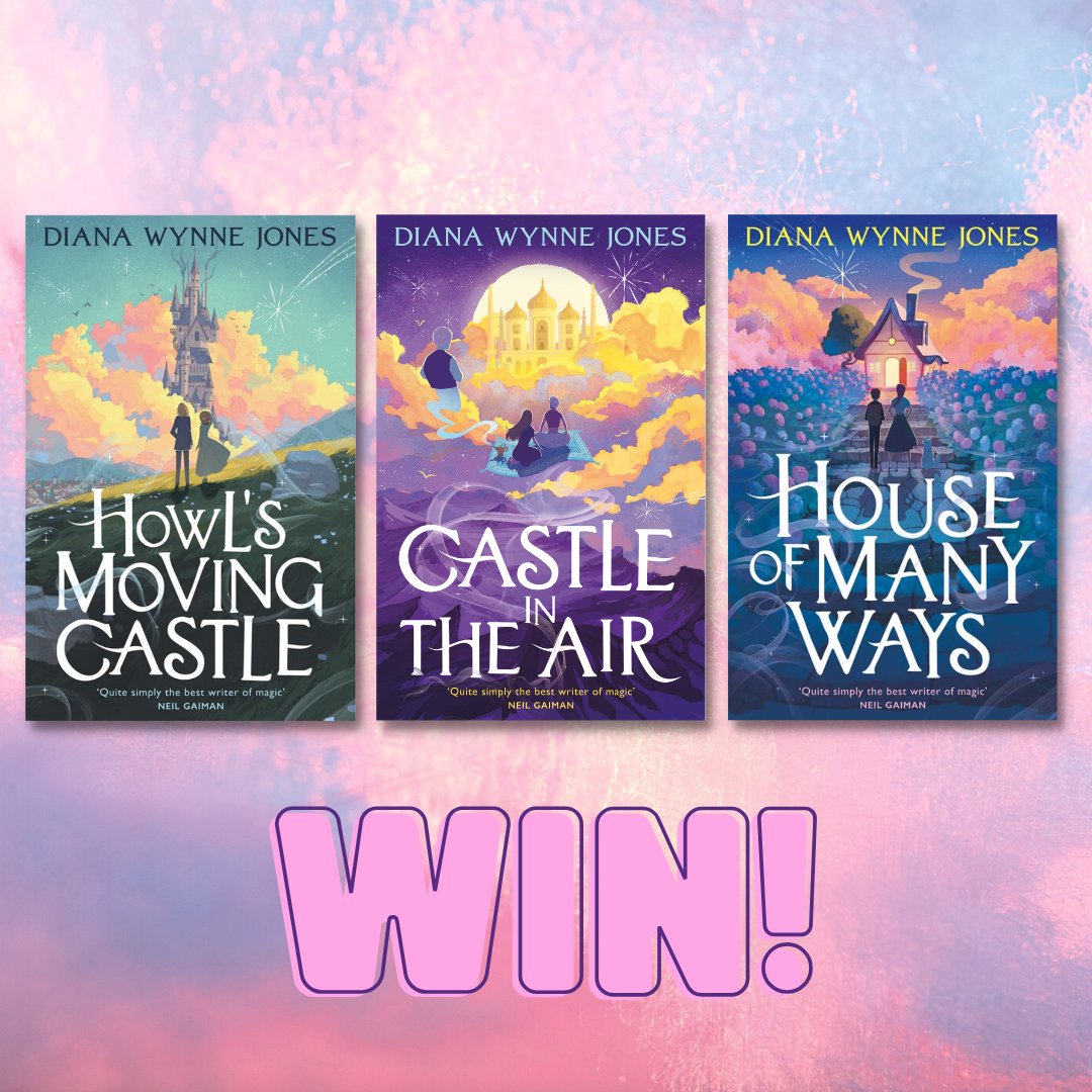 The gorgeous new editions of Diana Wynne Jones’ beloved classics, now with stunning cover artwork by Josee Shimazaki. 💖

Want to win the whole set for your bookshelves? Simply RT by midnight on Sunday 17th September for your chance to win. And don’t forget to follow us! ☁️ ✨
