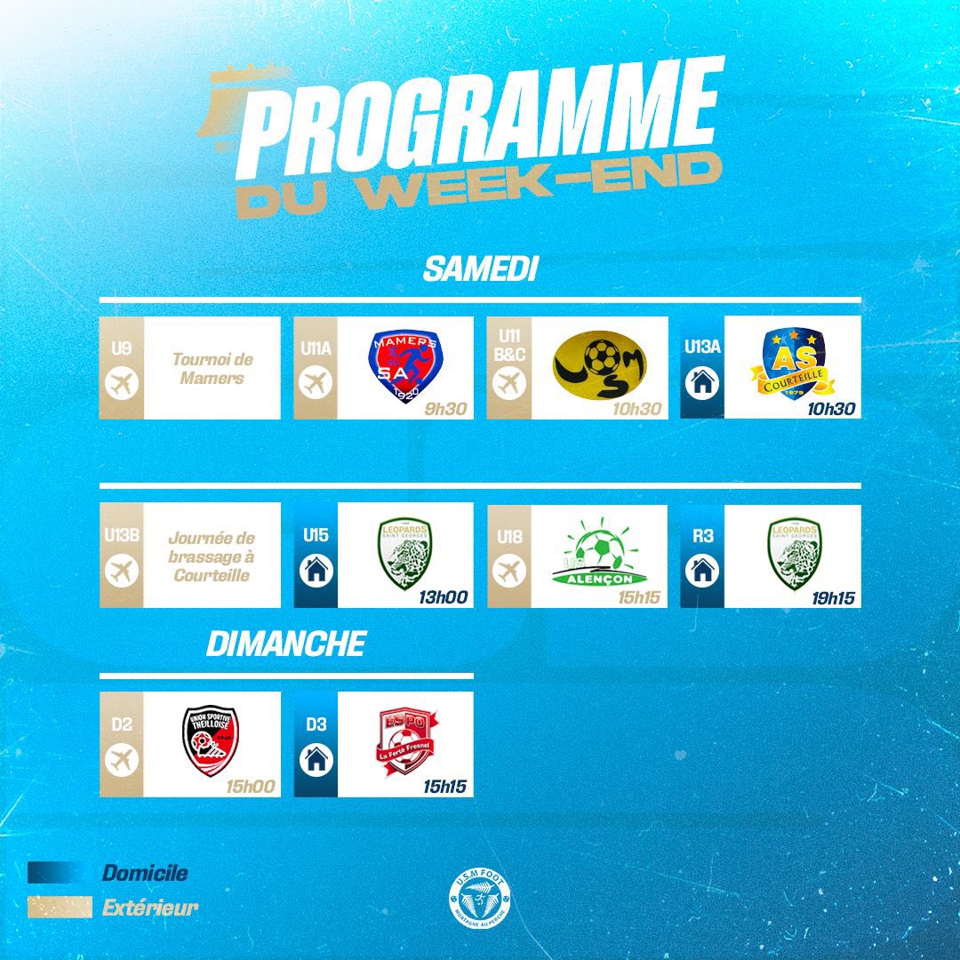 UsMortagne's tweet photo. || 𝗣𝗥𝗢𝗚𝗥𝗔𝗠𝗠𝗘 𝗗𝗨 𝗪𝗘𝗘𝗞-𝗘𝗡𝗗 ||

#teamusm. 🔵⚪️ https://t.co/Px9d7uyPTt