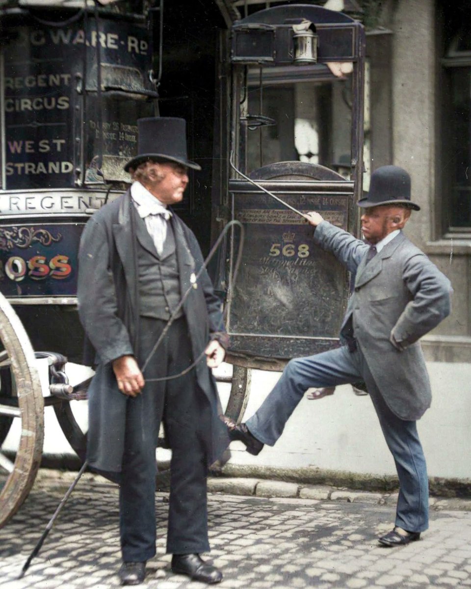 englandincolour's tweet photo. An omnibus driver known as Cast-Iron Billy in 1877. #omnibus #omnibusdriver #cabdriver #victorianera #victorianlife #strretphotography #castironbilly #1877 https://t.co/nN8v3WYKeV