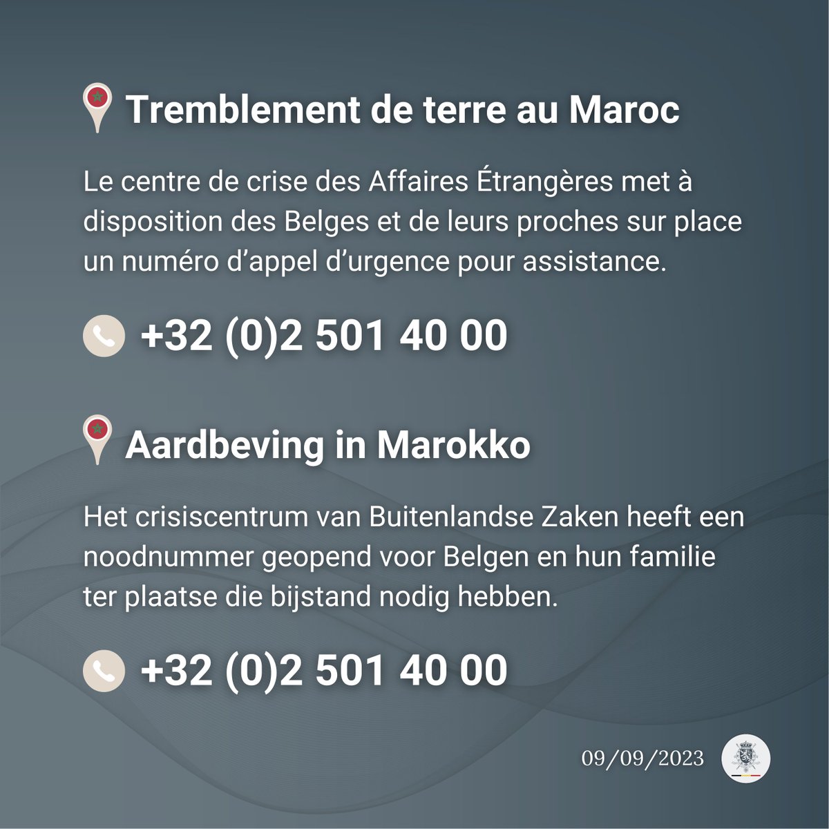 🇧🇪 Belgium MFA tweet media