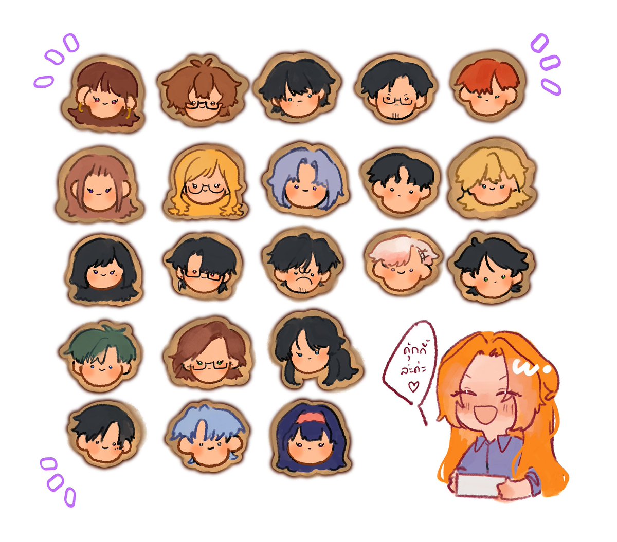 Kaise_SNM's tweet photo. /เนื่องในโอกาสวันเกิดเลยมาทำคุ้กกี้แจกเซนเซทุกคนล่ะ!/

(ทุกคนจะรู้จากการถาม บอกต่อ ไม่ก็บังเอิญไปเจอSNSเซนเซที่แปะวันเกิดตรงไบโอค่ะ🧎‍♂️) https://t.co/mbxJyzdpID
