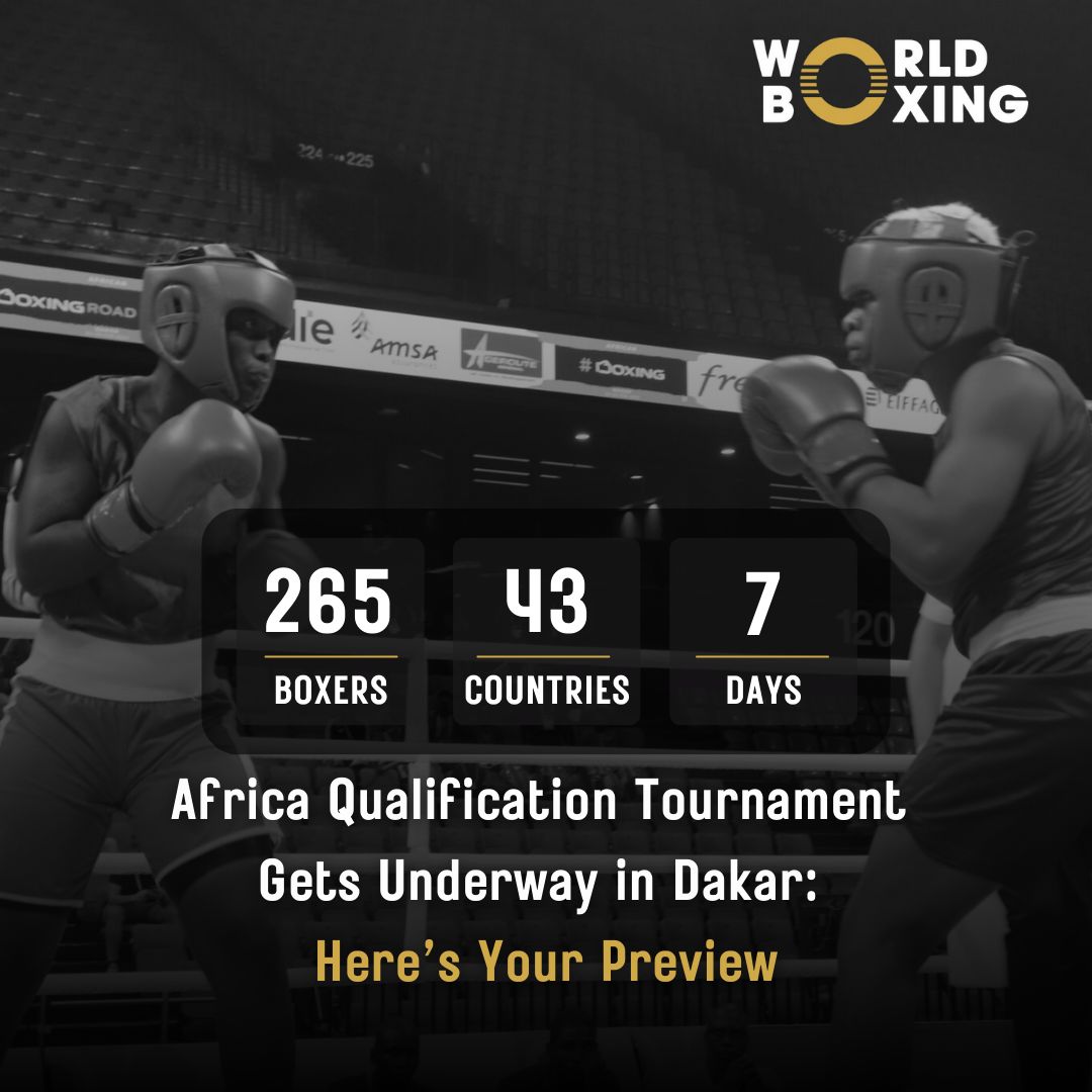 Africa Qualification Tournament underway today. 

Preview - worldboxing.org/category/press…

#TimeForWorldBoxing #OlympicBoxing #PathwayToParis @Paris2024 #Paris2024 

📷Athlete365