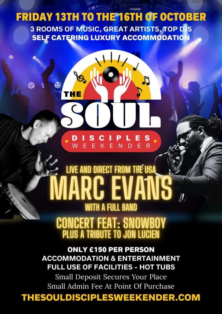 jay_anderson71's tweet photo. There is still time to join us in October for the Soul Disciples Weekender…….

https://t.co/RV2T0qWxd2 https://t.co/DmayyLHd83