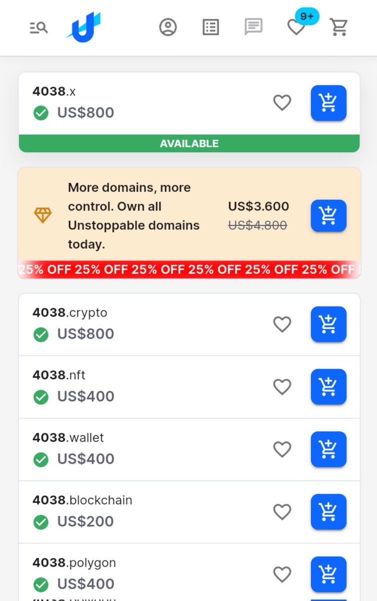I monitor that digit prices are always growing and are still affordable in the secondary market. 4 digits around 5 matic <a href="/unstoppableweb/">Unstoppable Domains</a>