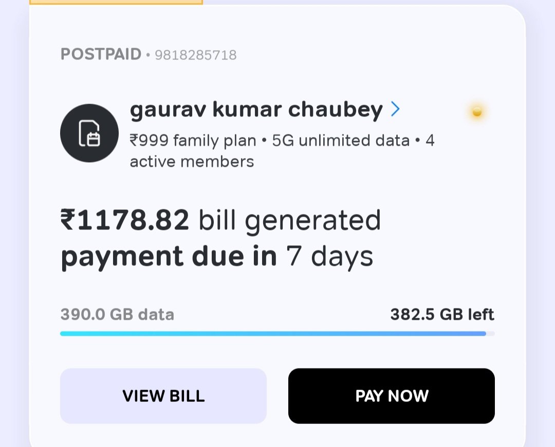 GauravChaubeyIn's tweet image. @airtelindia @Airtel_Presence My family can barely use 2% of our data due to terrible network coverage &amp;amp; painfully slow internet. I&apos;ve complained 10+ times. When can we expect improvement? Should we consider switching providers? 📶 #AirtelWoes #NetworkTroubles #NeedBetterService