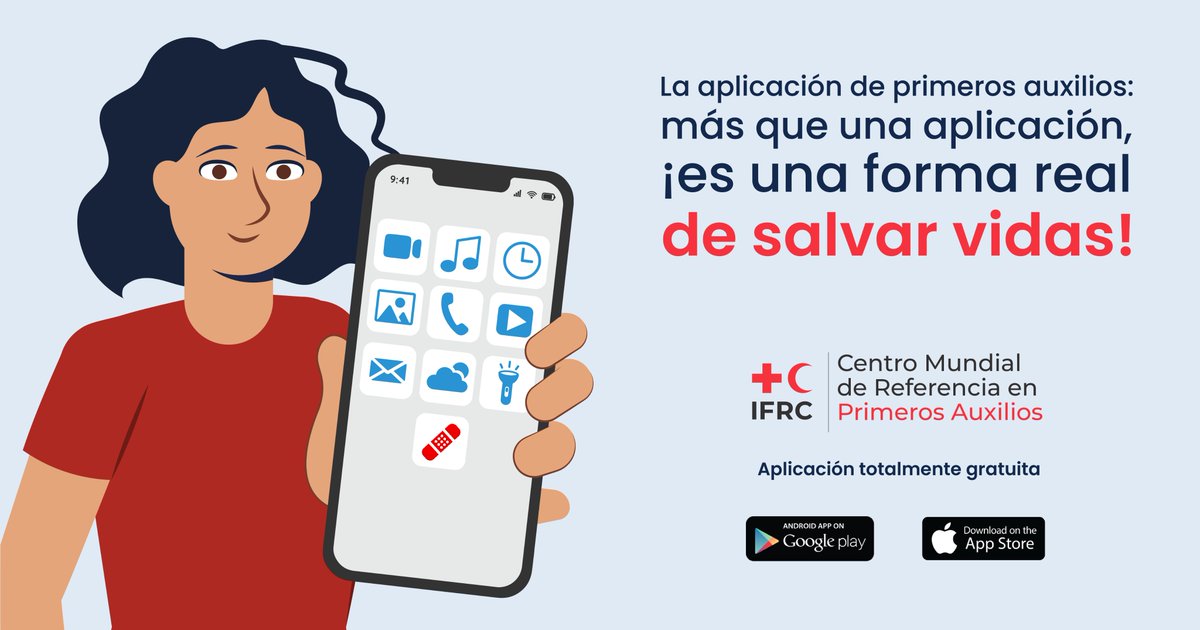 ¡Feliz Día Mundial de los #PrimerosAuxilios!
En esta dia especial dedicado a las soluciones digitales, ¡descubre nuestra nueva Aplicación Universal de Primeros Auxilios <a href="/IFRC/">IFRC</a>!
📲Descárgala ahora: prod.gdpc-api.com/appstoreURL
En colaboración con la #CruzRoja Francesa