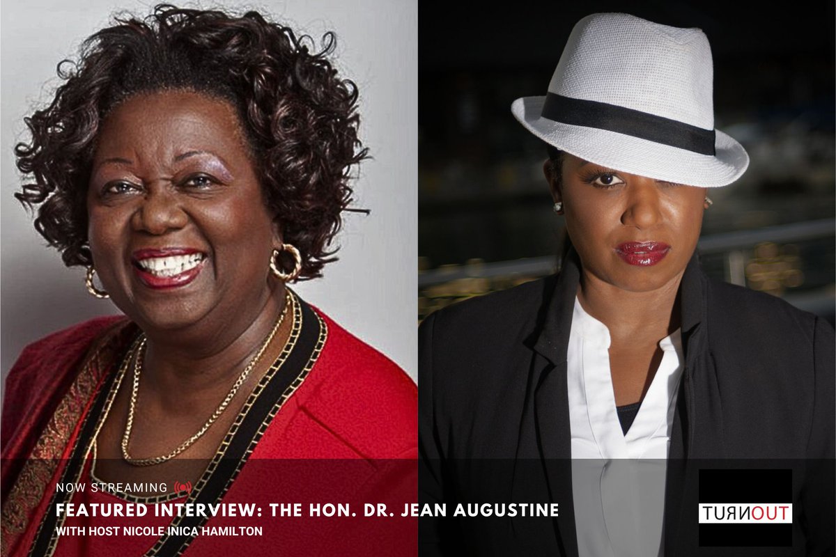 Turn Out Radio (@turnoutradio) on Twitter photo Streaming now on Turn Out Radio, the Hon. Dr. Jean Augustine shares thoughts on the social justice climate, activism, and <a href="/CaribbeanTales_/">CaribbeanTales</a>. Tune in to the interview with host <a href="/n_hamilton_/">Nicole Inica Hamilton</a>. Streaming on turnoutradio.com. Streaming now on Turn Out Radio, the Hon. Dr. Jean Augustine shares thoughts on the social justice climate, activism, and <a href="/CaribbeanTales_/">CaribbeanTales</a>. Tune in to the interview with host <a href="/n_hamilton_/">Nicole Inica Hamilton</a>. Streaming on turnoutradio.com.