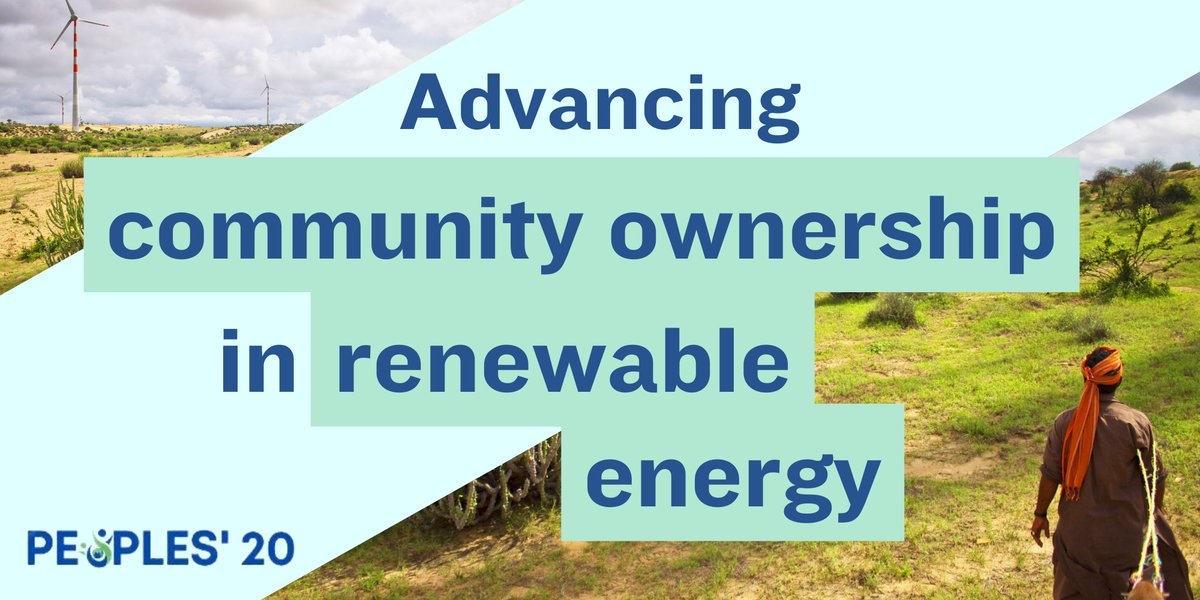 Advancing community ownership in renewable energy - #Peoples20 statement 🗣 As #G20 kicks off in New Delhi, 24 Indian Indigenous & local community representatives & orgs set out their priorities for a #JustTransition. The statement covers 3 key asks... 1/ business-humanrights.org/en/latest-news…