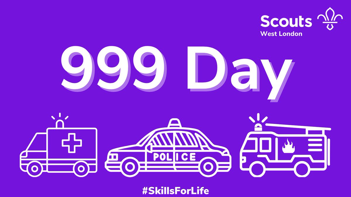 Today is Emergency Services Day (#999Day)

Thank you to the 2 million people who serve across our emergency services

From the 250,000 first responders to personnel behind the scenes, whether you're paid or a volunteer, you play a key role in saving lives &amp; keeping us safe.
