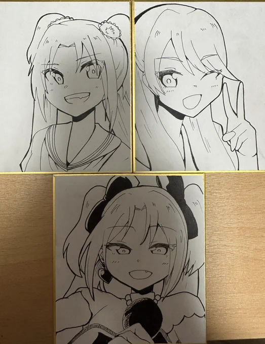 ミニ色紙こんな感じです!
ルリちゃん多めです! 