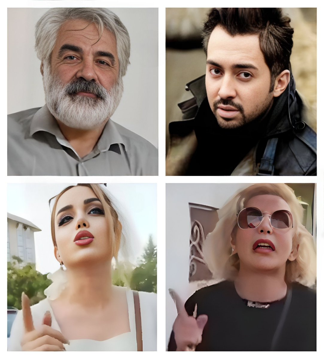X4LIREZ4X's tweet photo. بی‌صدایان رو فراموش نکنیم‌ و صداشون باشیم:
#مهدی_یراحی #ماشاالله_كرمی 
#آزاده_عابدینی #پارمیدا_شهبازی https://t.co/bHiqbJrZLG