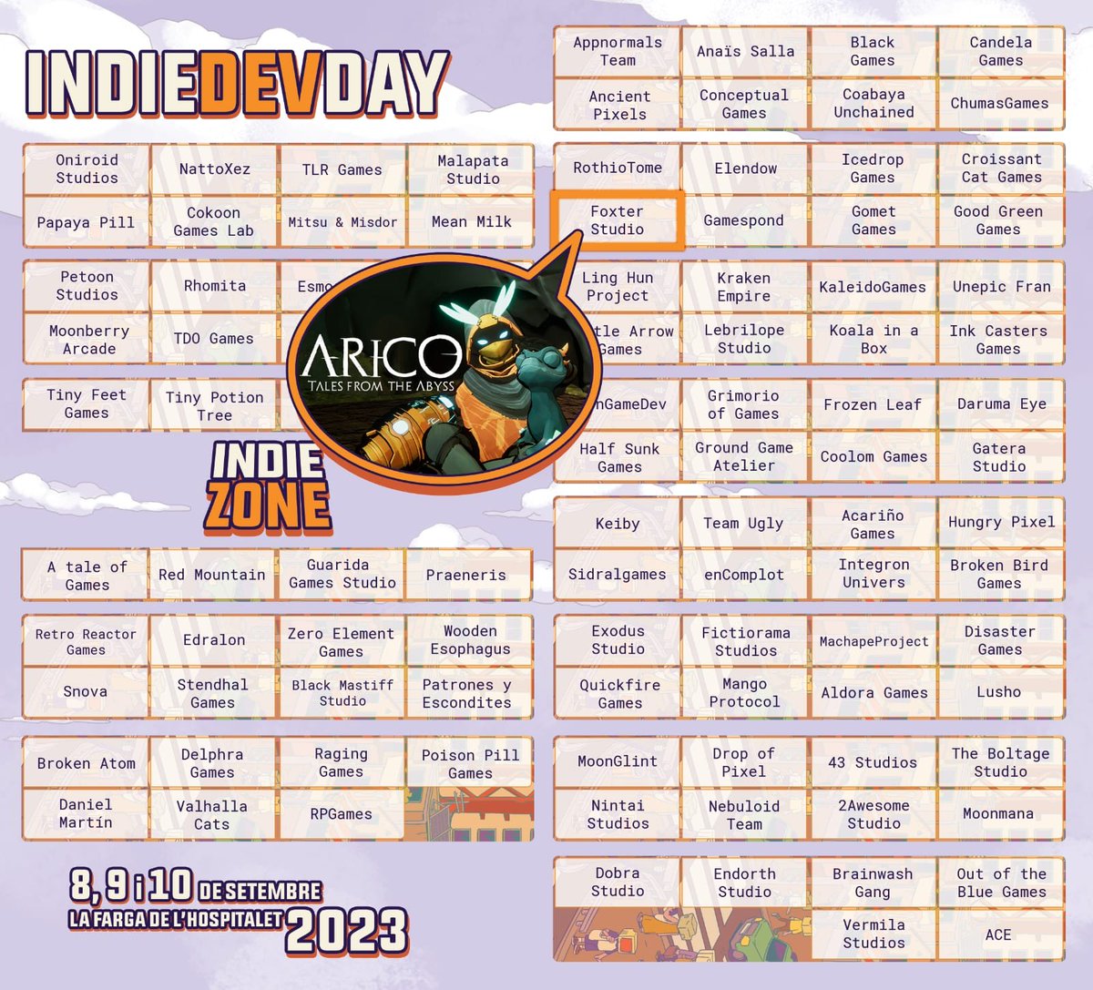 Segundo día de #IndieDevDay y Arico está preparado para ser acariciado por todos los asistentes. Venid a probar la demo !!!