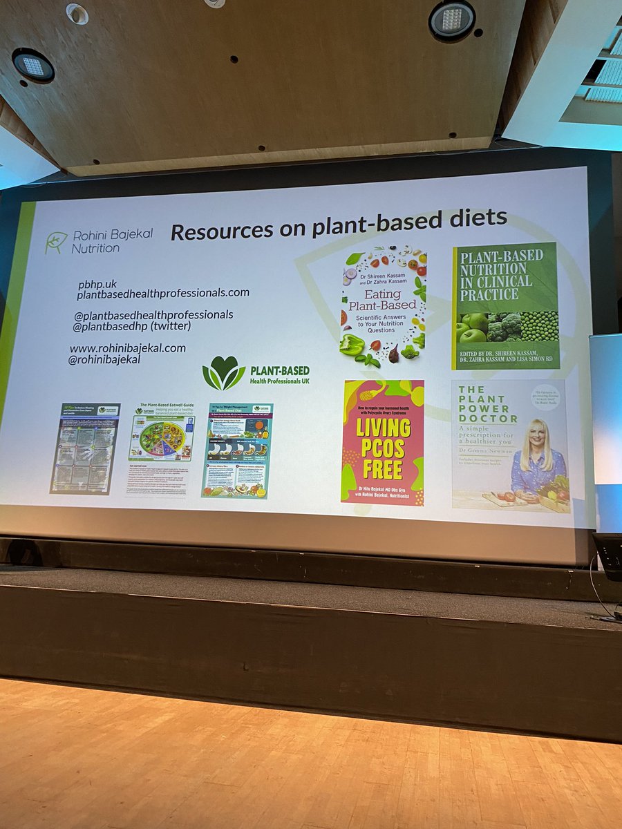 Some Resources on plant-based diets at the #vegmed2023 this morning