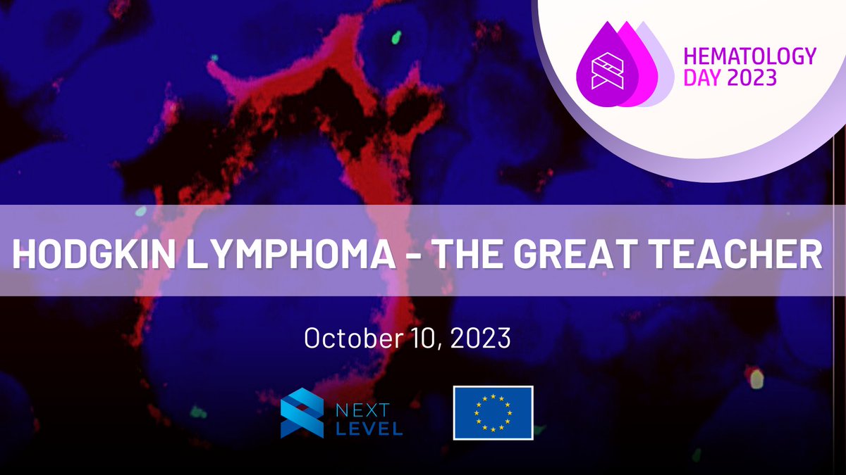 NEXT_LEVEL Project (@nextleveleu) on Twitter photo Join us this fall for #HematologyDay 2023 on October 10, 2023. tiny.pl/cdlv2. This year's topic #HodgkinsLymphoma - the great teacher.
<a href="/igcpan/">Instytut Genetyki Człowieka PAN</a> <a href="/researchumcg/">Research UMCG</a> <a href="/uni_ulm/">Universität Ulm</a> <a href="/crighent/">CRIG</a>
#cancer #hematology #oncology #wideningparticipation #Euproject #h2020 Join us this fall for #HematologyDay 2023 on October 10, 2023. tiny.pl/cdlv2. This year's topic #HodgkinsLymphoma - the great teacher.
<a href="/igcpan/">Instytut Genetyki Człowieka PAN</a> <a href="/researchumcg/">Research UMCG</a> <a href="/uni_ulm/">Universität Ulm</a> <a href="/crighent/">CRIG</a>
#cancer #hematology #oncology #wideningparticipation #Euproject #h2020