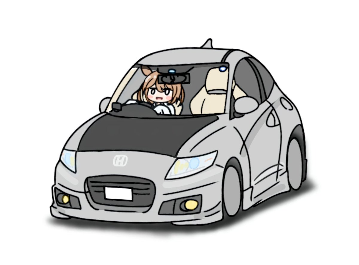 「納車時から多少変わった部分を描き直した 」|まんじゅうのイラスト