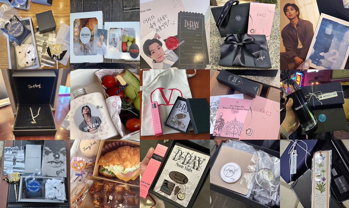 5/7 GIFT TO ARMY

from           from         from           from          from
tae              jk              suga           jimin          joon