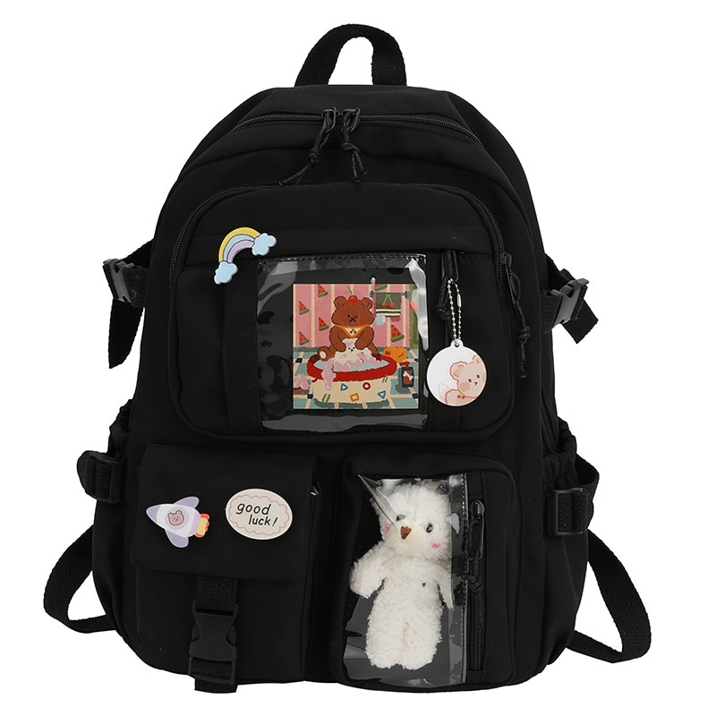 sxaccessory's tweet photo. Kawaii #Waterproof #Backpack: Stylish And Convenient For Active Students And Cute Girls⭐⭐⭐⭐⭐Elevate your style with our Jacquard Style #Fashion Backpack, a stylish and versatile accessory crafted using intricate jacquard weaving techniques. With a capacity of 20 to 35 liters https://t.co/nS0zDaJ2ob