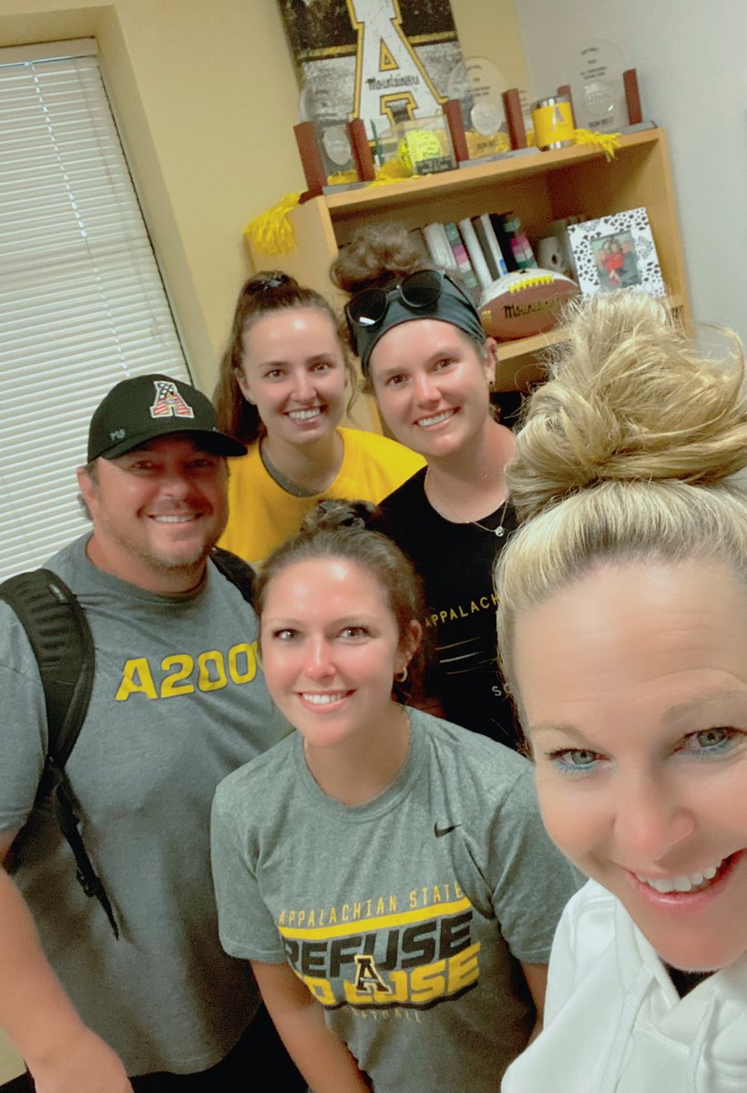 Each of us have our own pieces 🧩that we work with and contribute to our overall puzzle daily.  It was Friday evening and we were all in the same room for a bit debriefing and laughing.   We 💛 this team!! #gratefulthankfulblessed  <a href="/AppStateSB/">App State Softball</a>